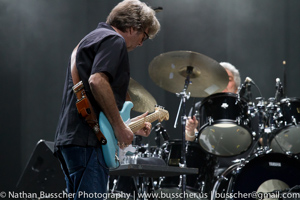 During the Eric Clapton concert